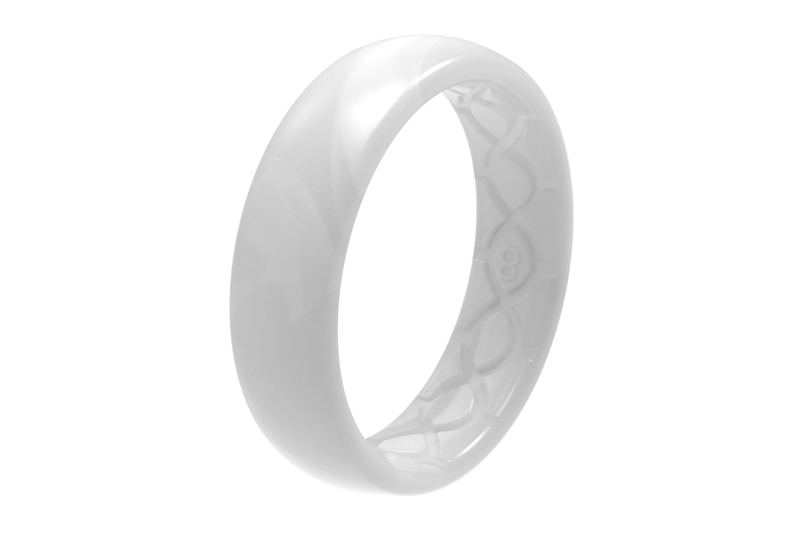 Solid Pearl Thin Ring - Image 2
