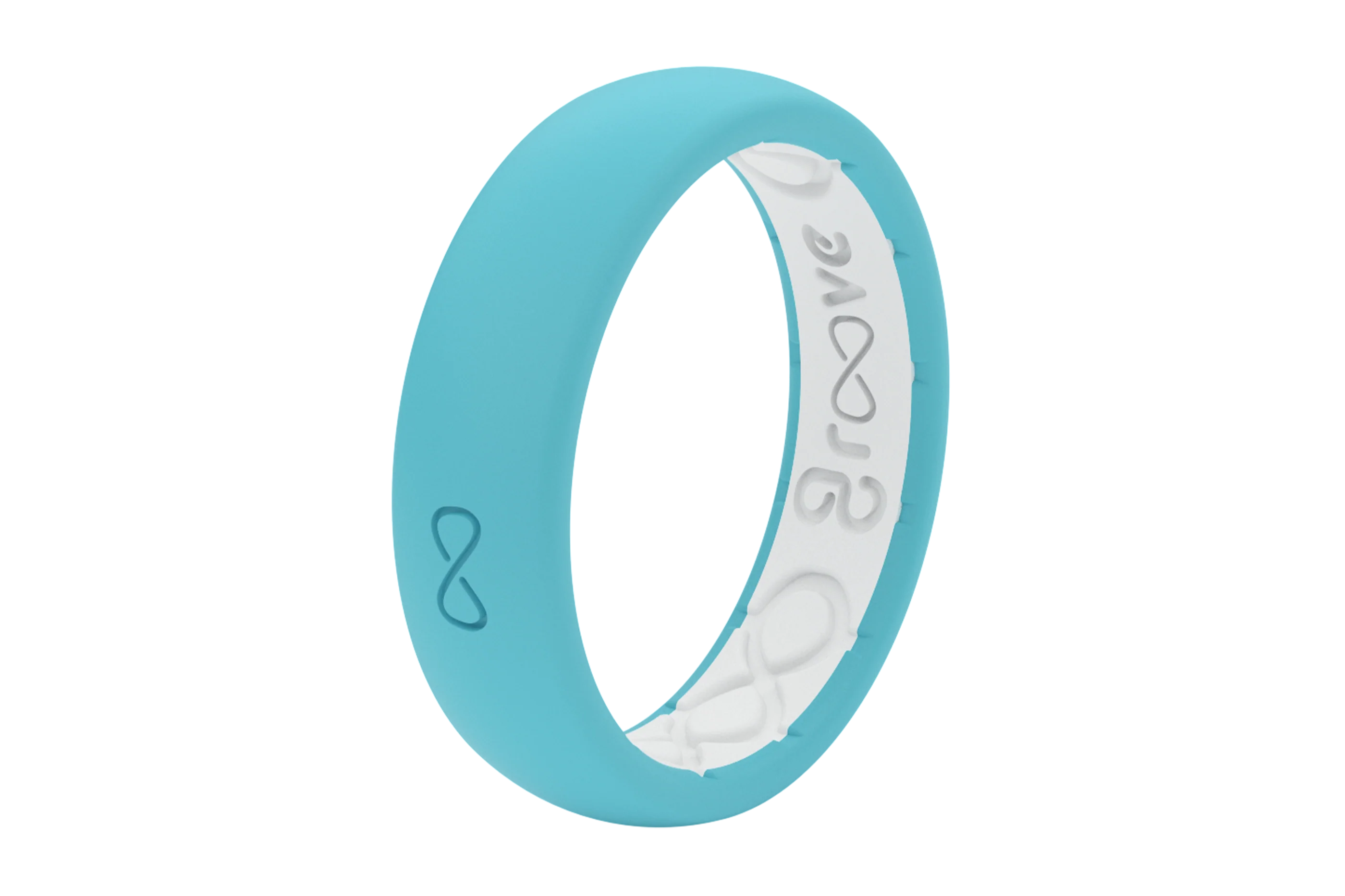 Solid Turquoise Thin Ring - Image 2