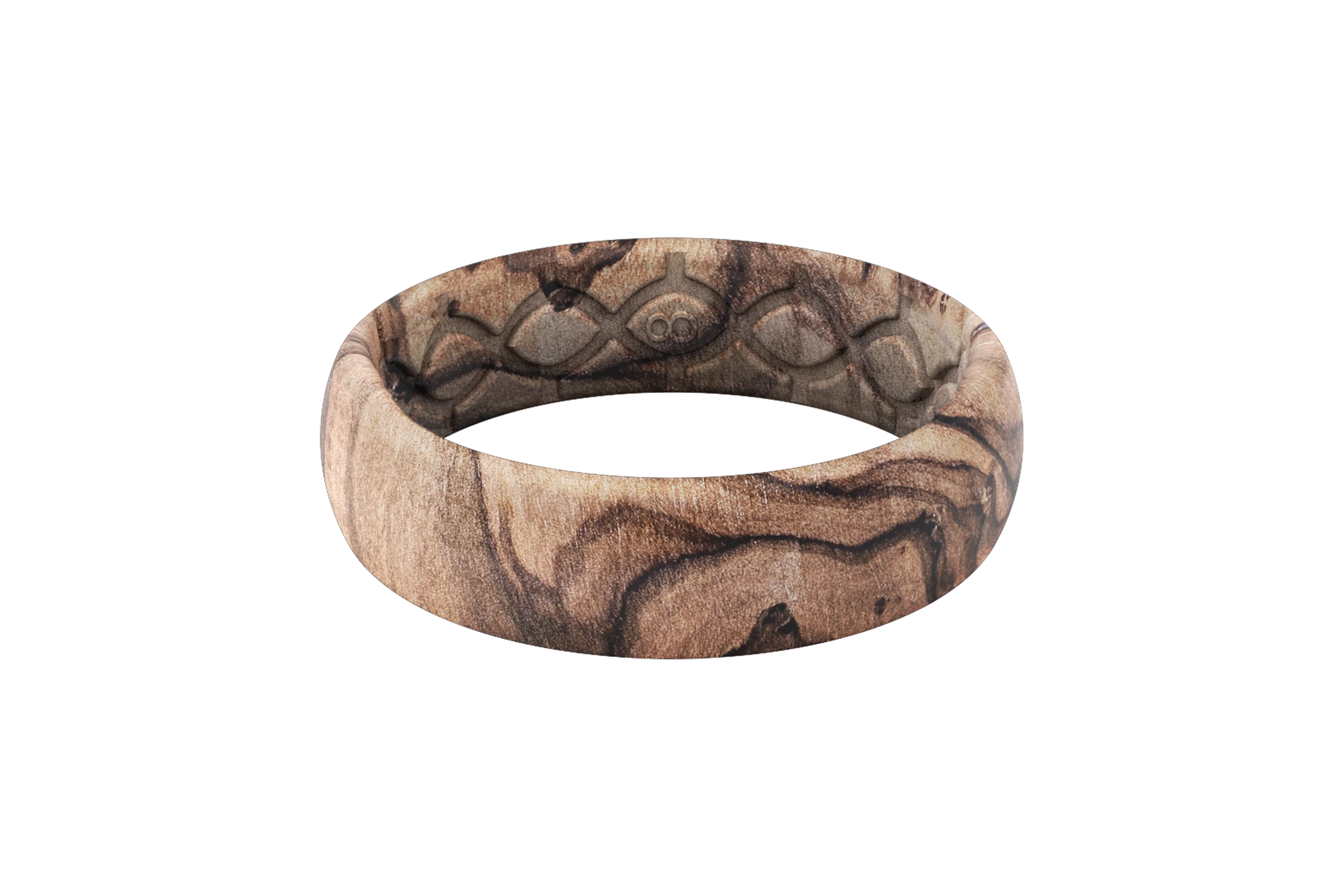 Burled Walnut Thin Ring