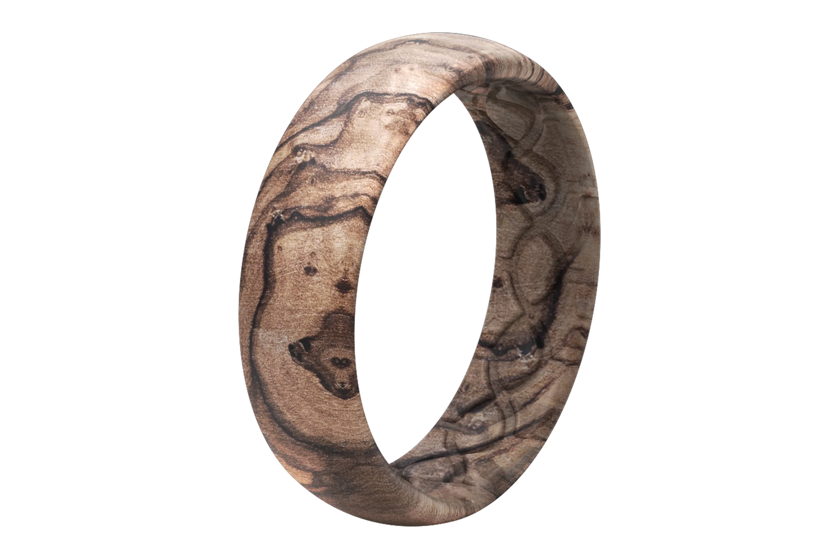 Burled Walnut Thin Ring - Image 2
