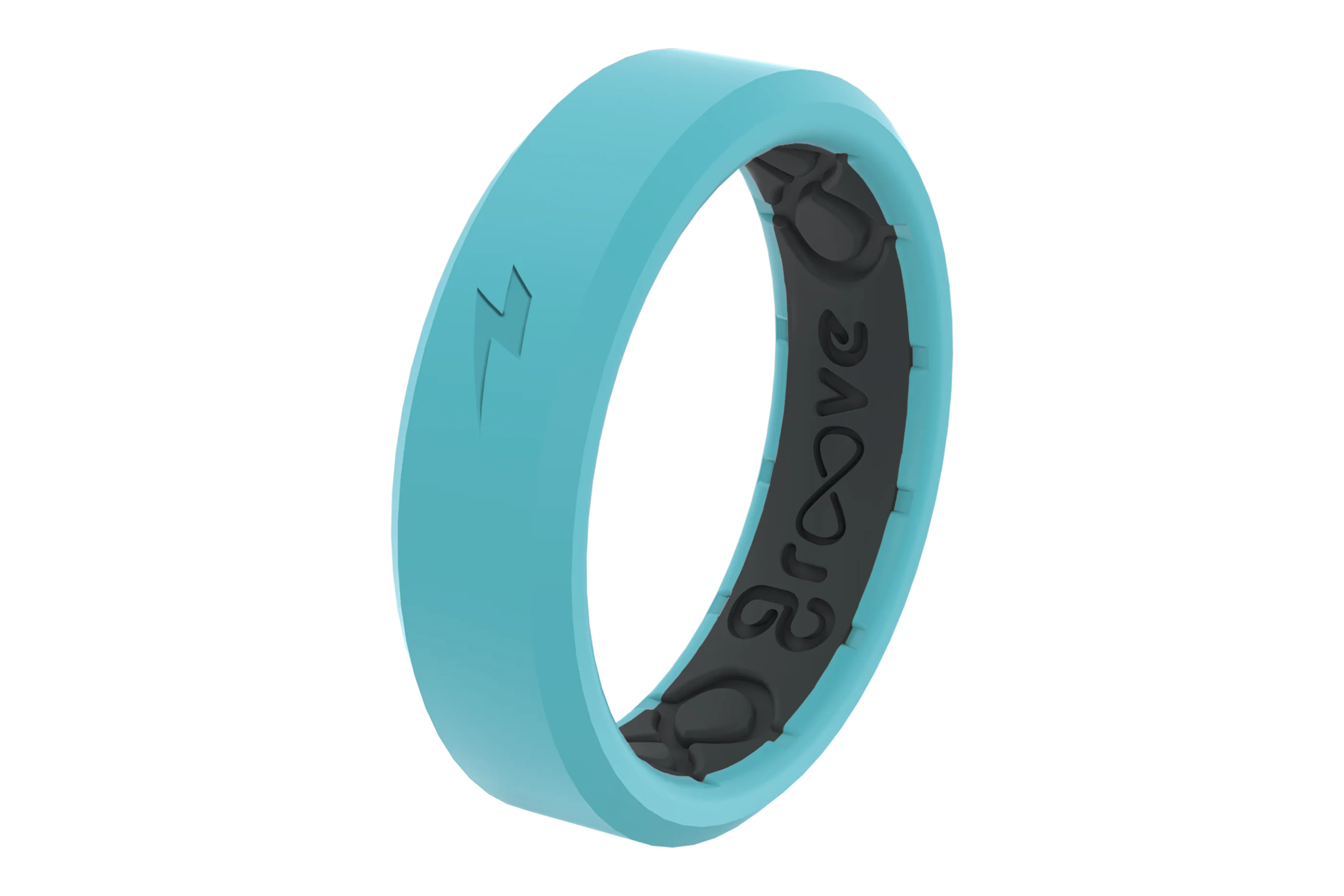 Zeus Aqua Thin Ring - Image 2