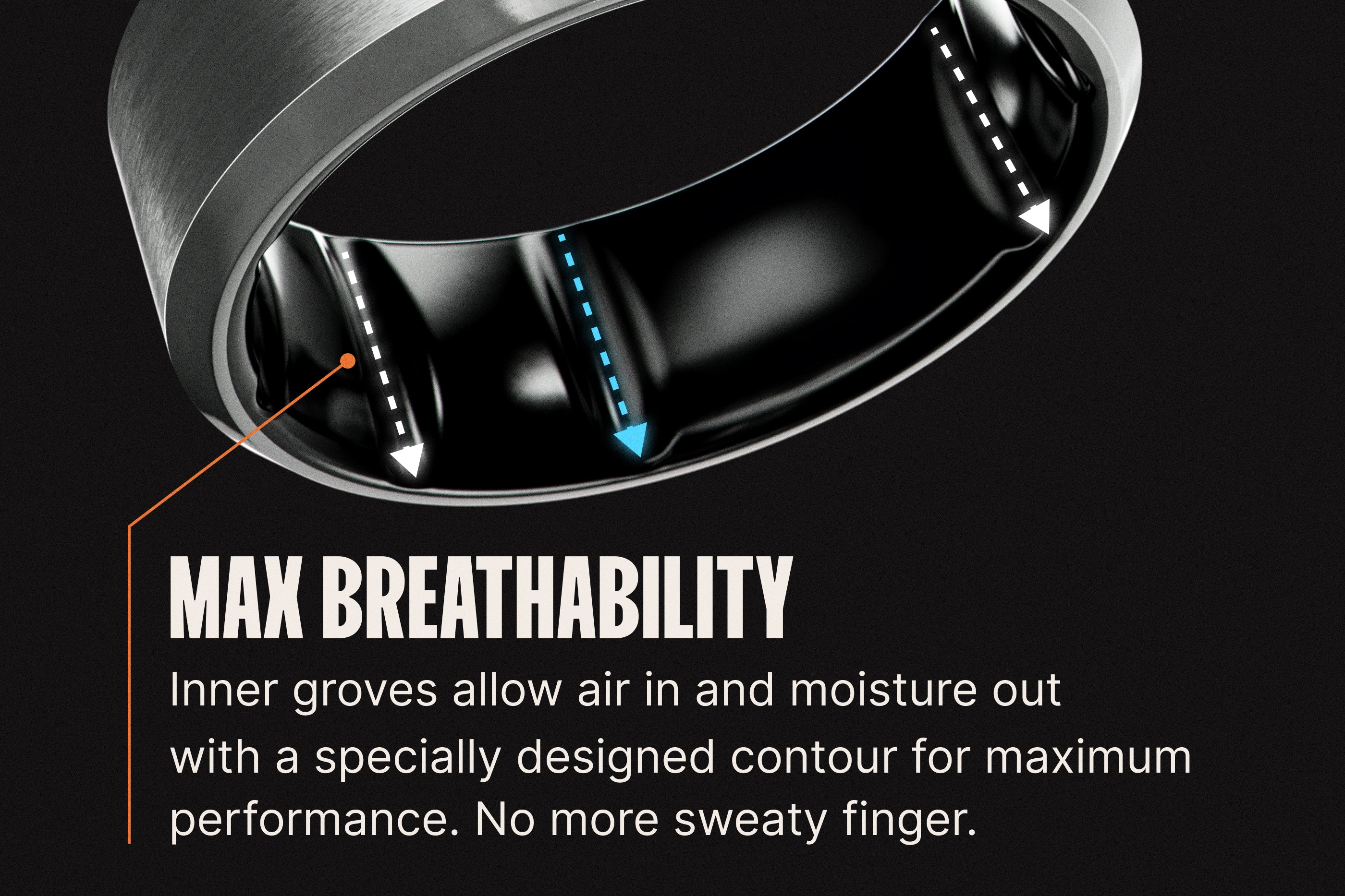 Groove Ring® Tungsten - Platinum - Image 3