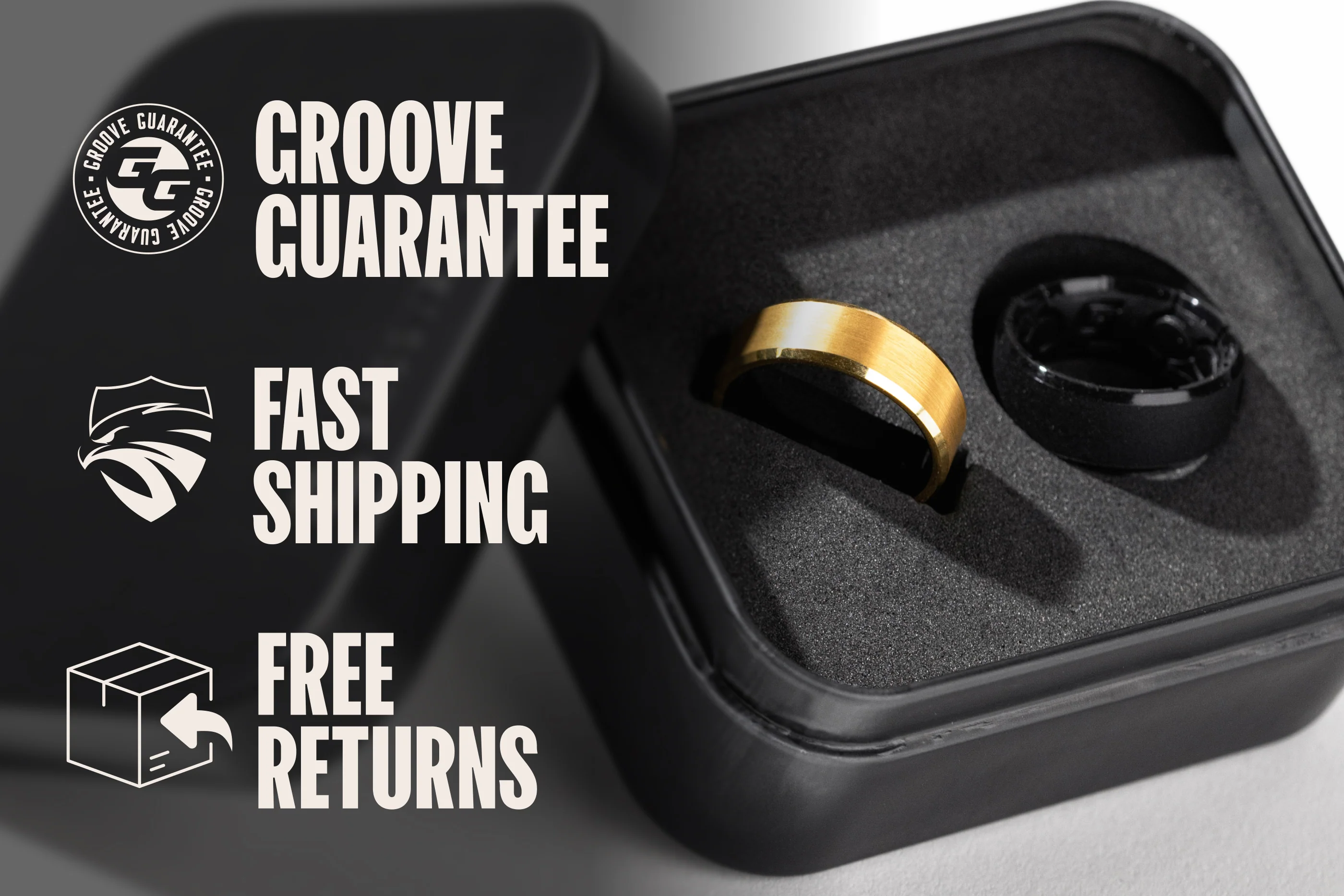 Groove Ring® Tungsten - Platinum - Image 7